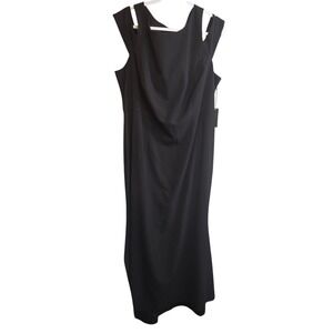 Vince Camuto Women's Black Maxi Dress Size 20W Formal Party